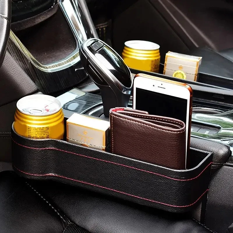 Leather Car Seat Gap Storage
